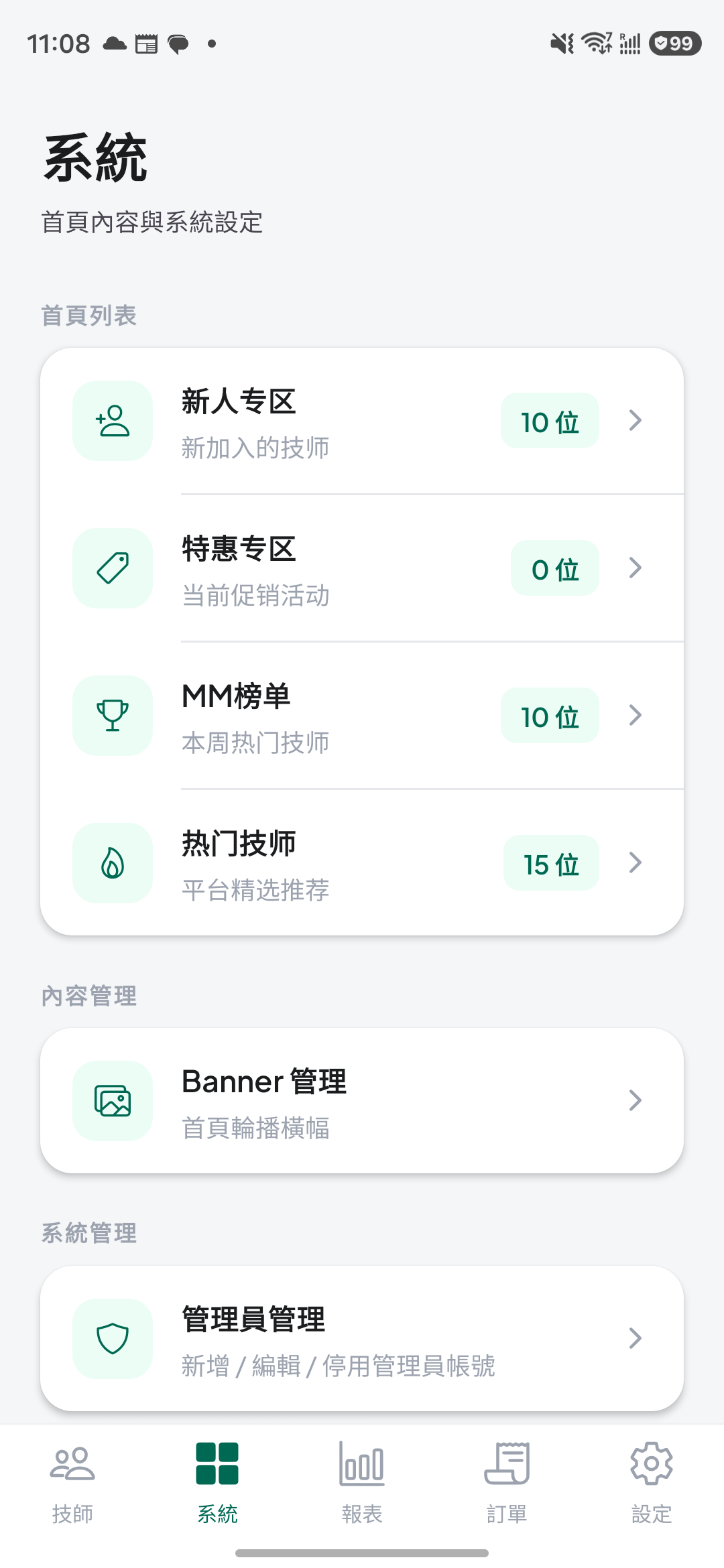 Admin Panel